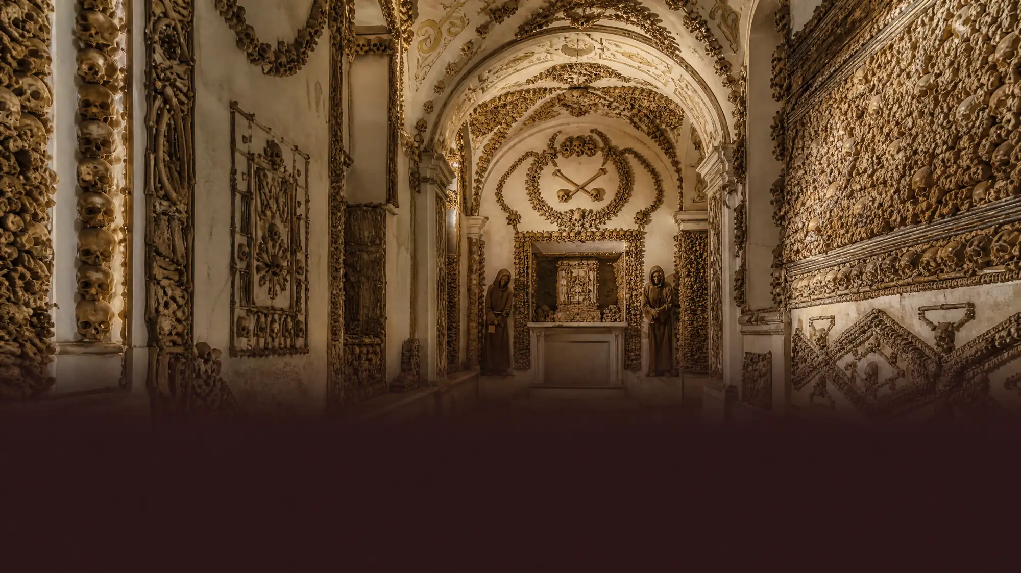Explore Rome's underground ossuary decorated with the bones of nearly 4,000 friars. Start your visit in the museum before descending into the six subterranean chapels.